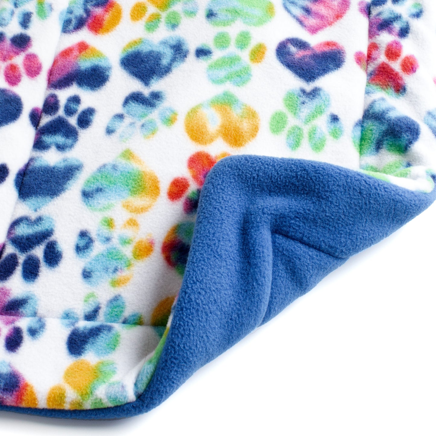 Rainbow Hearts And Paws Cat Mat